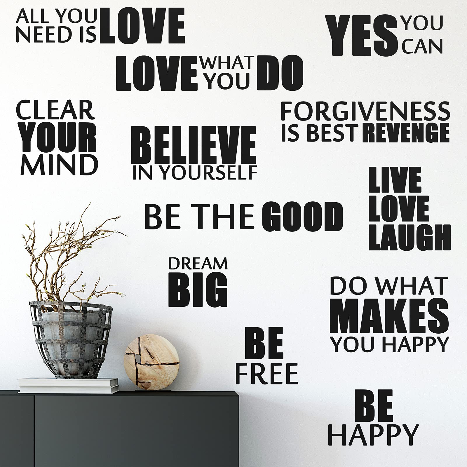 Buy Vinyl Wall Quotes Stickers Inspirational Quotes Decals Peel and