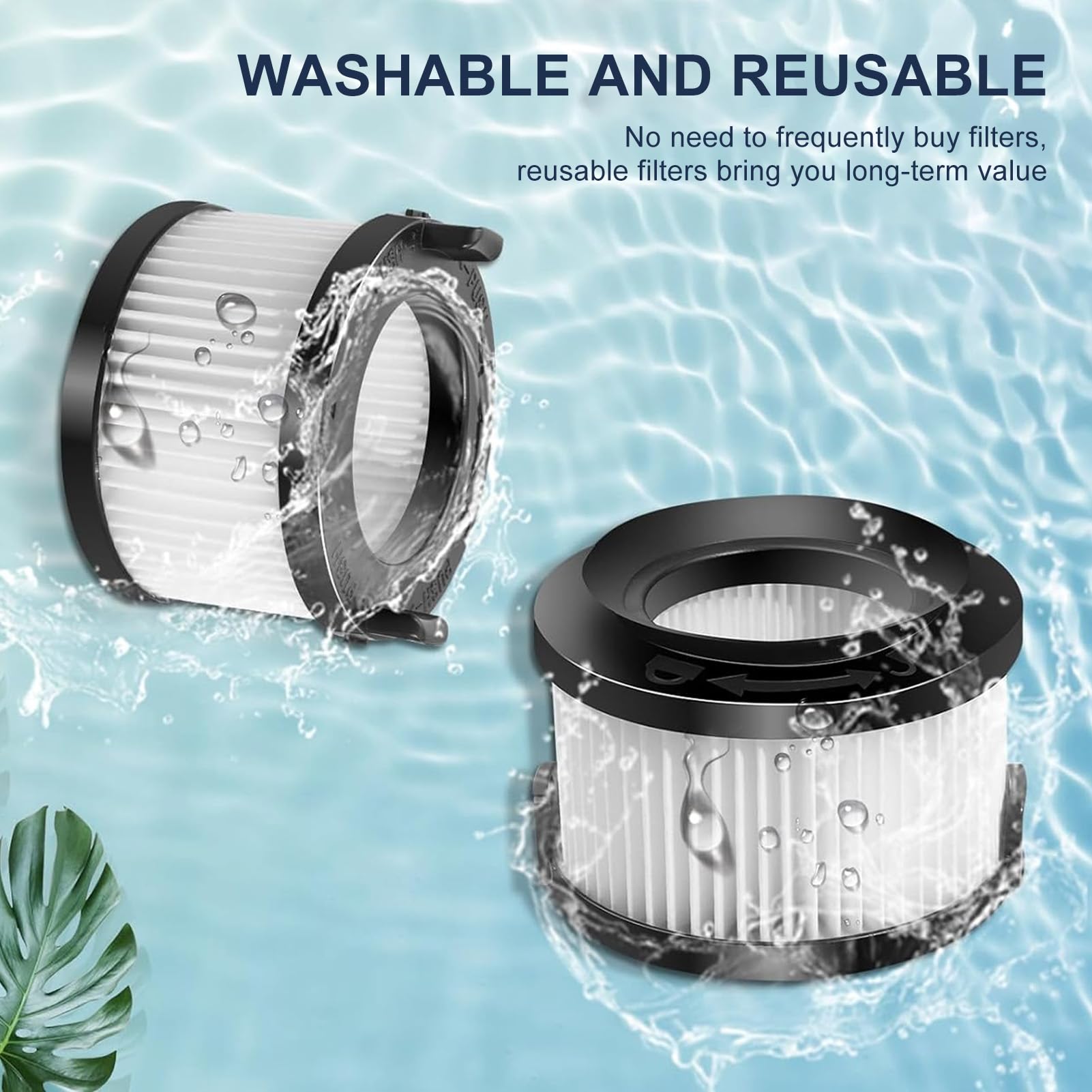 Waschbare Staubsauger-Ersatzfilter Für Black+Decker BDSV2 – 99,97 % Effizienz, Für Tierhaare & Allergiker