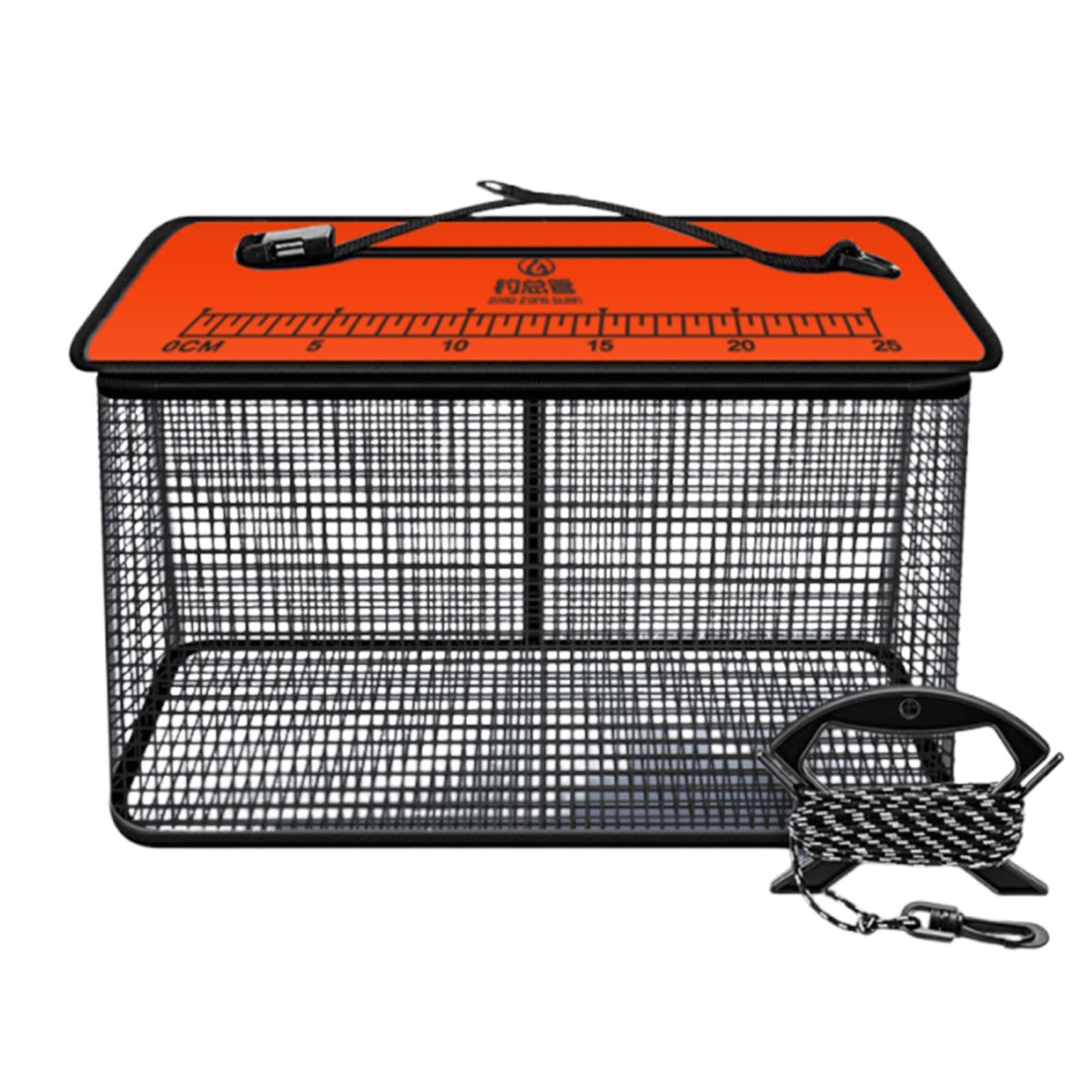 Ojiva® Floating Fishing Basket Foldable Multifunctional Lightweight | The Inner Material Of The Floating Net Cover Is Cotton, Which Makes It More Buoyant; The Fish Net Bag Is Located Under The-image-38