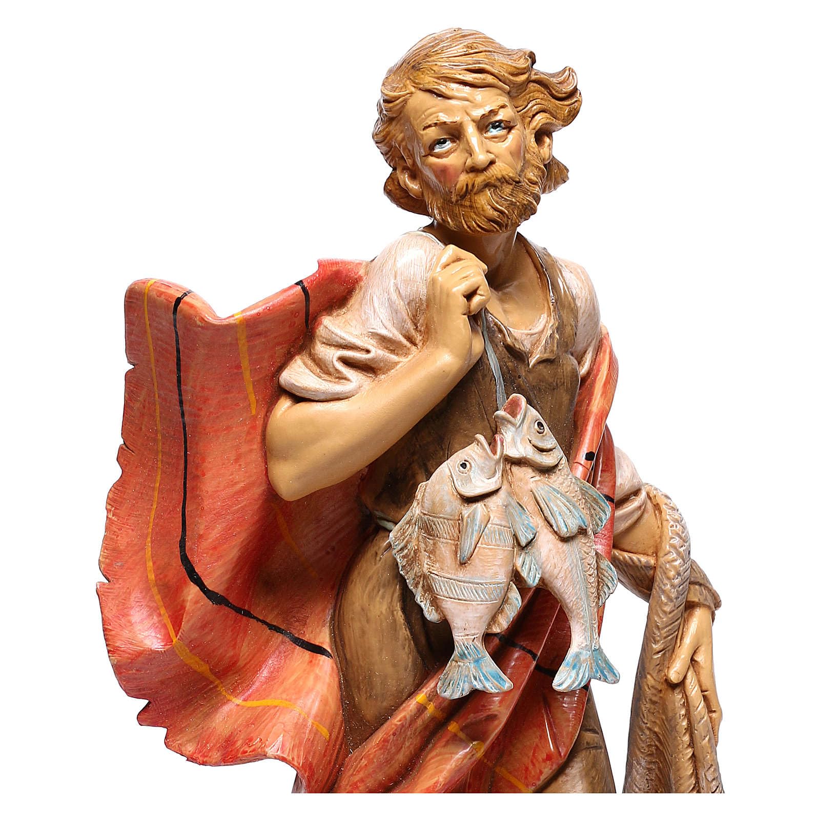 Holyart Pastore con Pesci 30 cm Fontanini