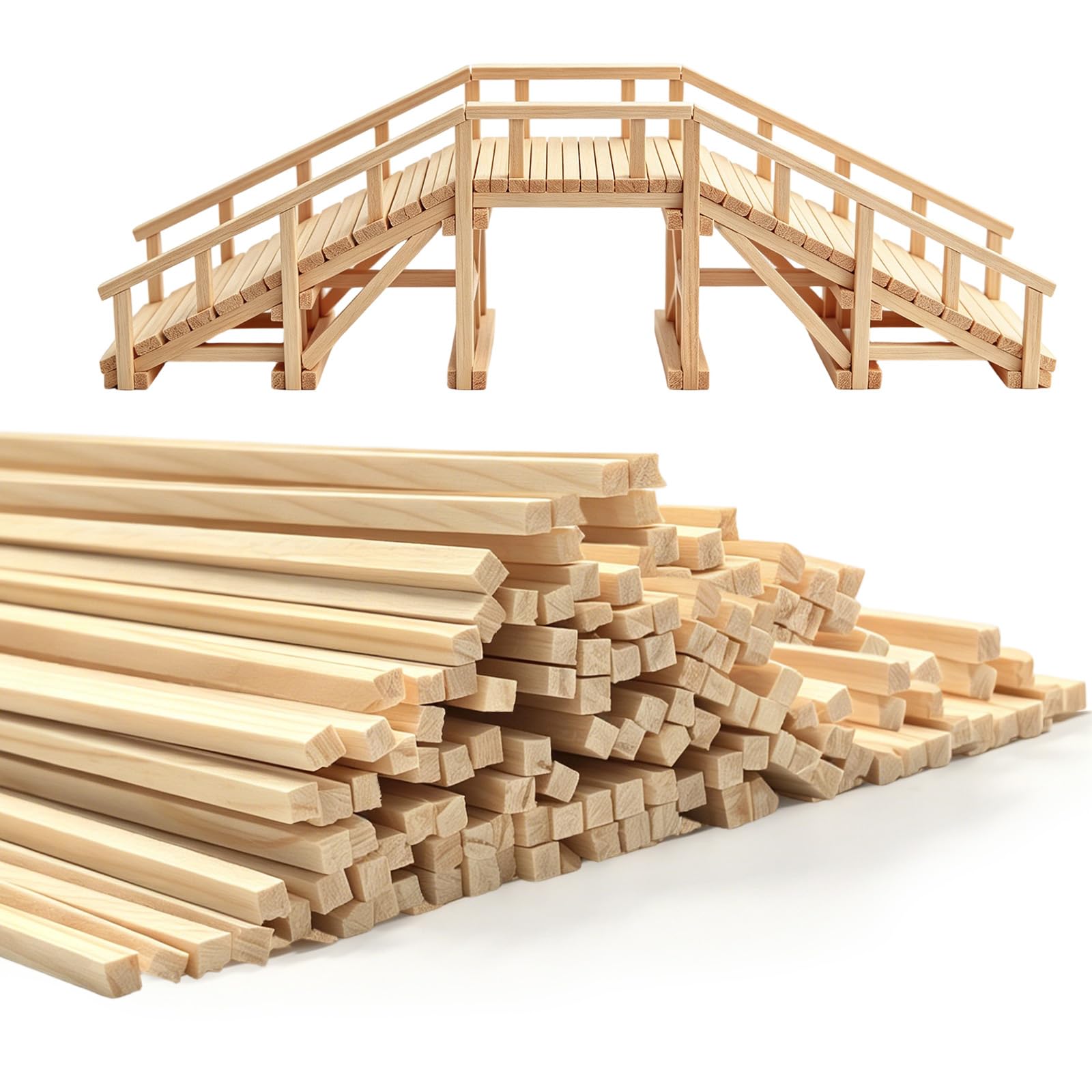 Pine Wood Sticks - Craft & DIY Supplies -1
