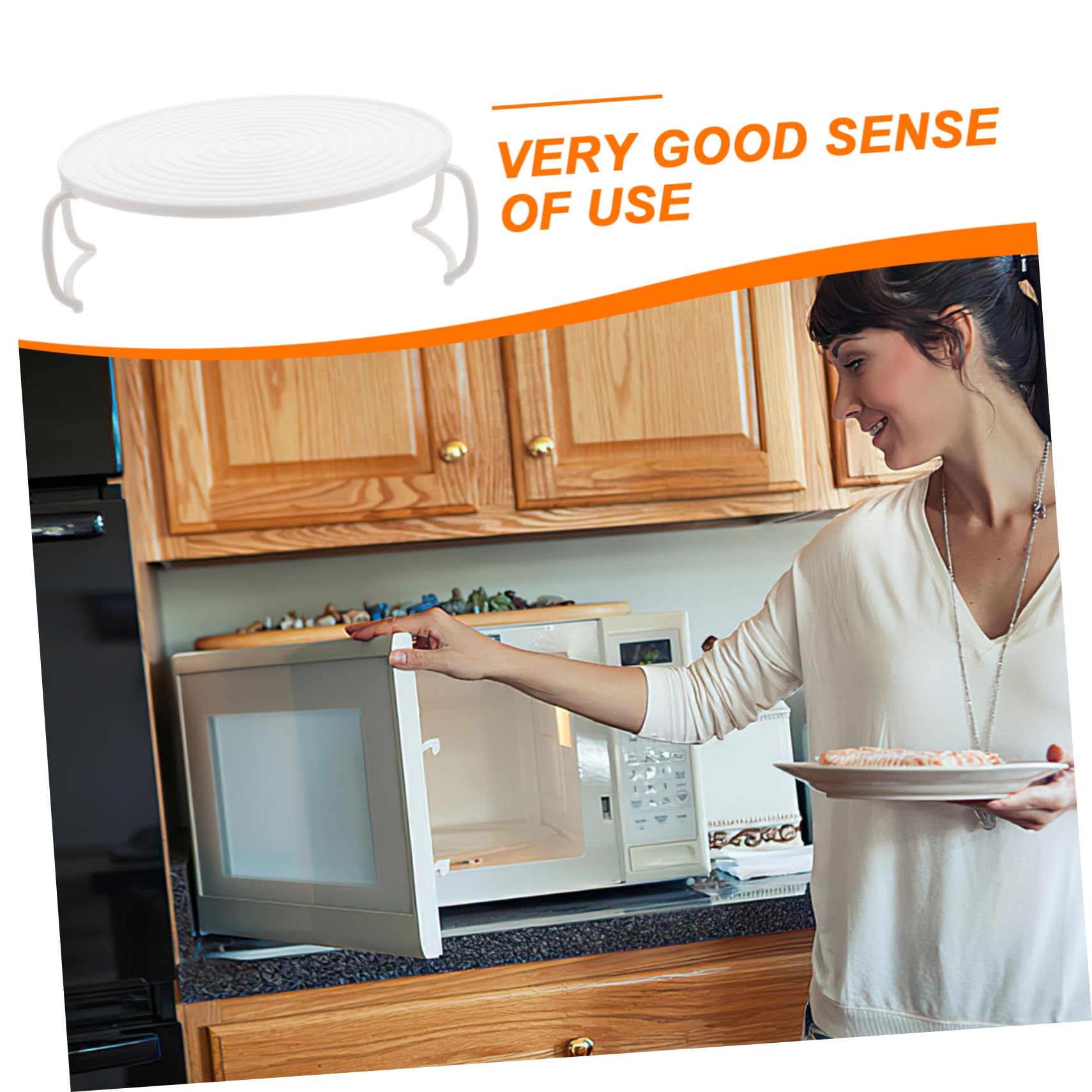 Microwave Meat Racks Double Layer Microwave Cooking Microwave Plate Stacker Grill Rack ...