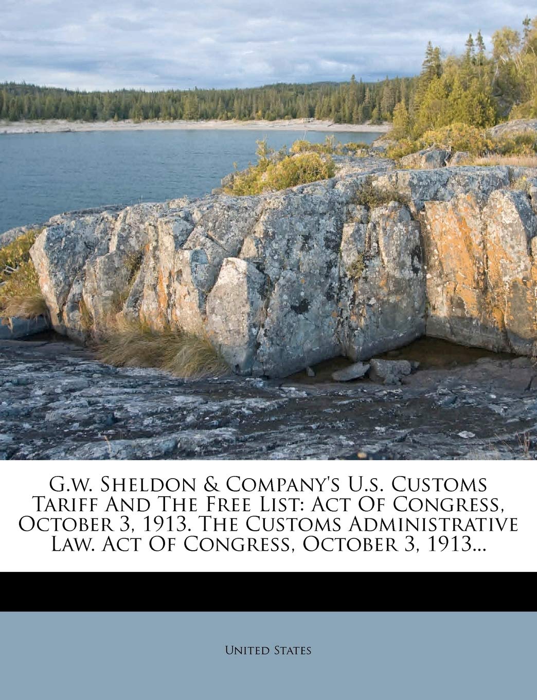 G.W. Sheldon & Company's U.S. Customs Tariff and the Free List: Act of Congress, October 3, 1913. the Customs Administrative Law. Act of Congress, Oct Paperback – Import, 2 November 2011