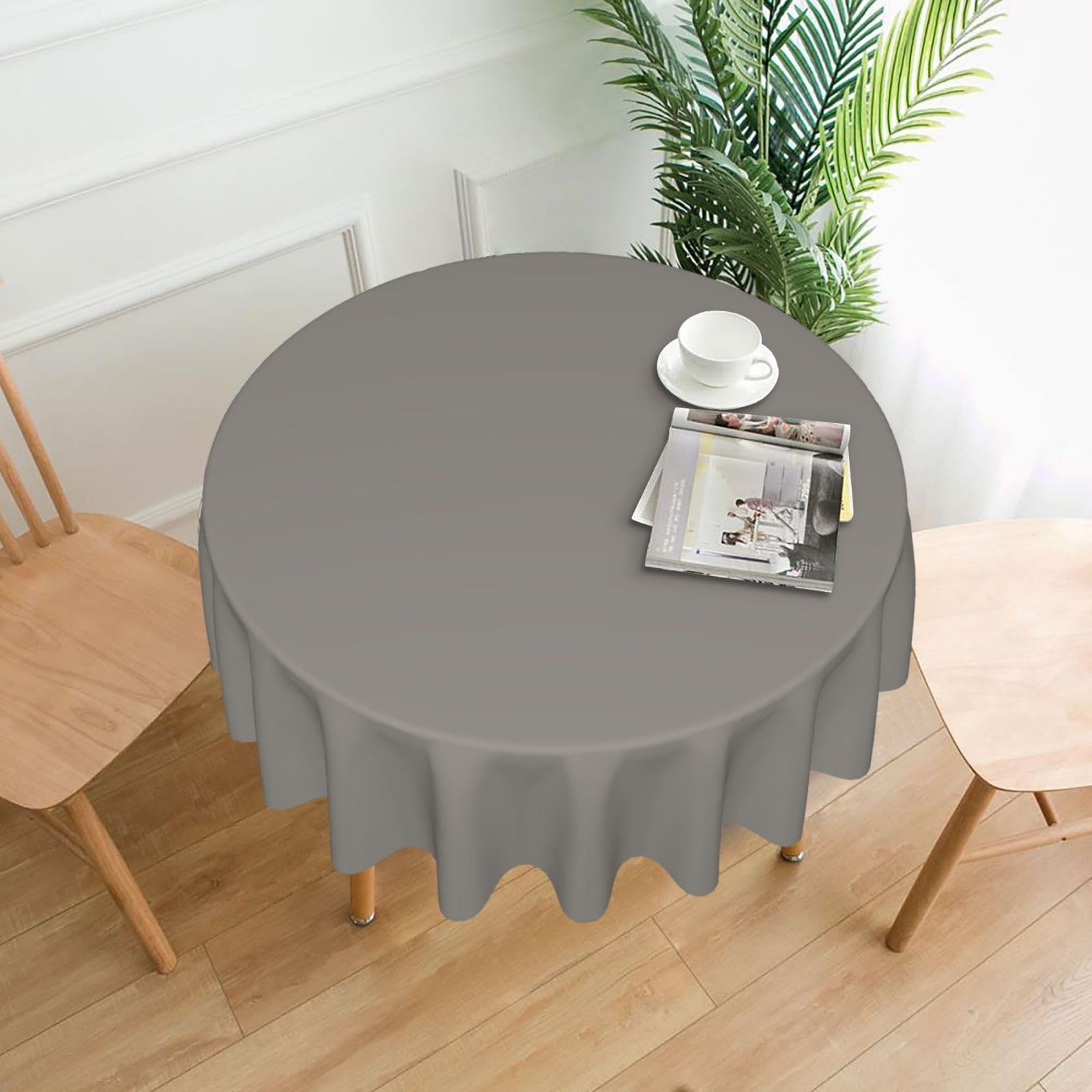 Hjfczh Black Camel Prints Round Table Throw 60 Inch - Waterproof Table Cover - Soft & Wrinkle Resistant Decor Layer For Dinners, Parties & Everyday Use