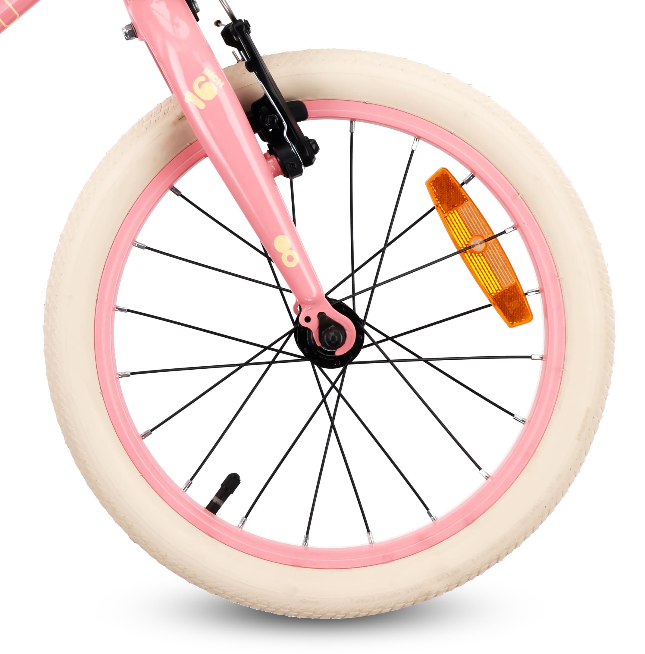 sun baby Vélo Enfant LOOFI 12 14 16 Pouces, Fille et Garçon 2-6 Ans, Max 50 kg - Cadre en Aluminium léger, avec Roues d'appoint, Panier, Sonnette, Autocollants