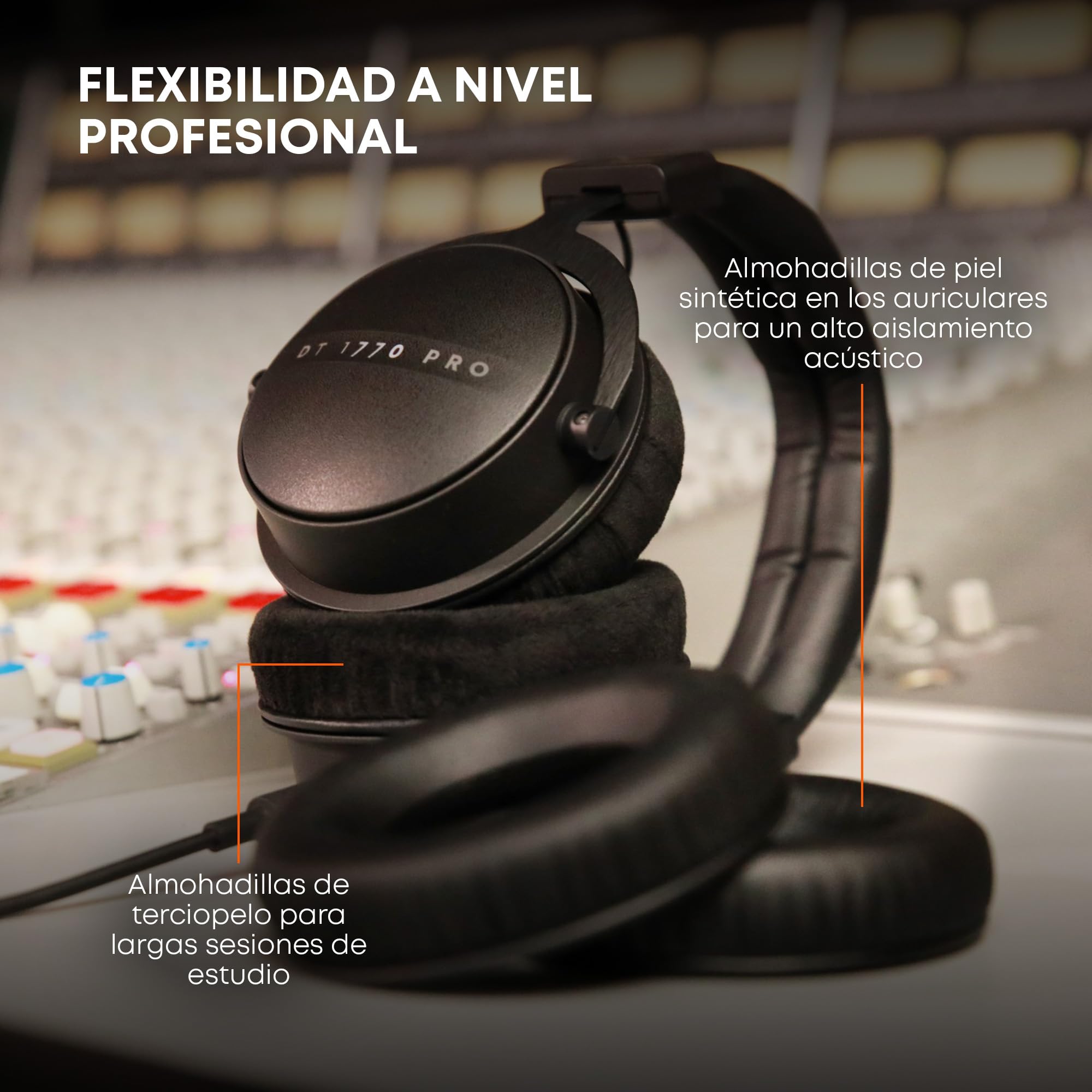 beyerdynamic DT 1770 Pro MKII Auriculares de Estudio Tesla prémium Aptos para grabación Profesional, así como monitorización y edición (Cerrados)
