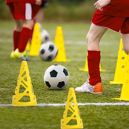 Miniatura 8 de Escalera de agilidad y velocidad obstaculiza el equipo de entrenamiento de fútbol  Taladros de juego de pies  Equipo de práctica de portero de conos