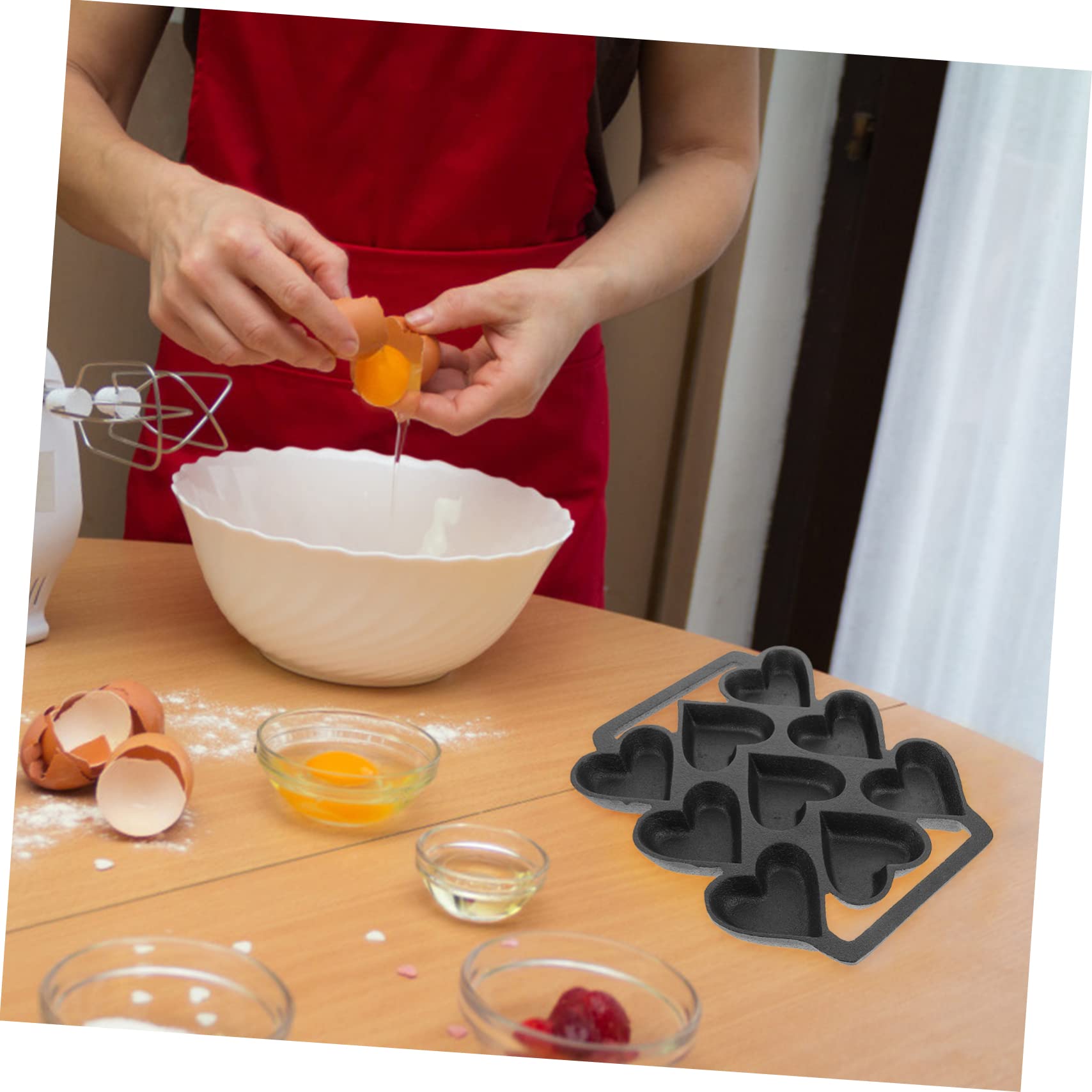 Cabilock Moule à Pâtisserie Forme Cœur Pour Cuisine Dessert Pâtisserie Facile à Utiliser