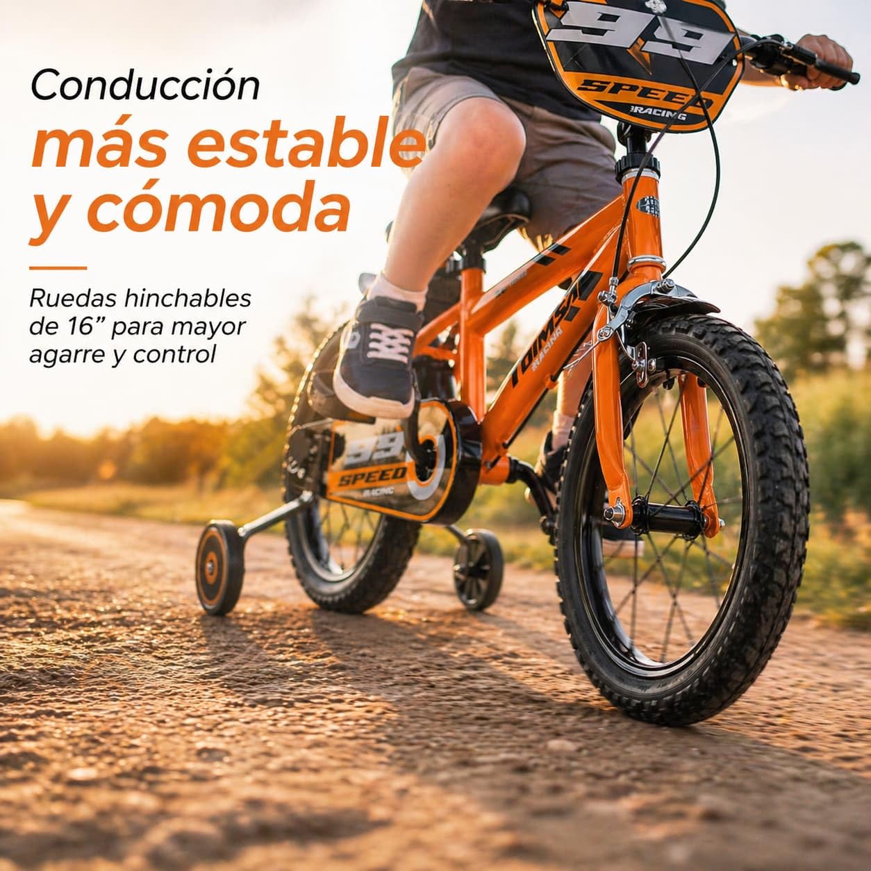 TOIMSA Bicicleta 16" Speed Racing