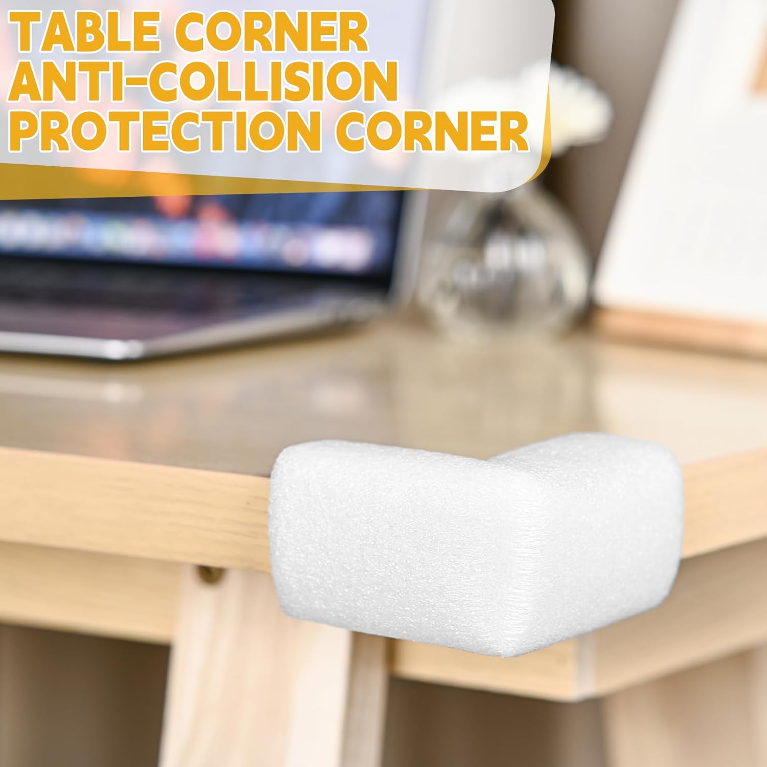24 Pcs Foam Corner Protectors for Shipping, L-Shaped Edge Guards for TV Moving Box, Picture Frames, Mirrors, and Furniture, Must-Have Moving Supplies