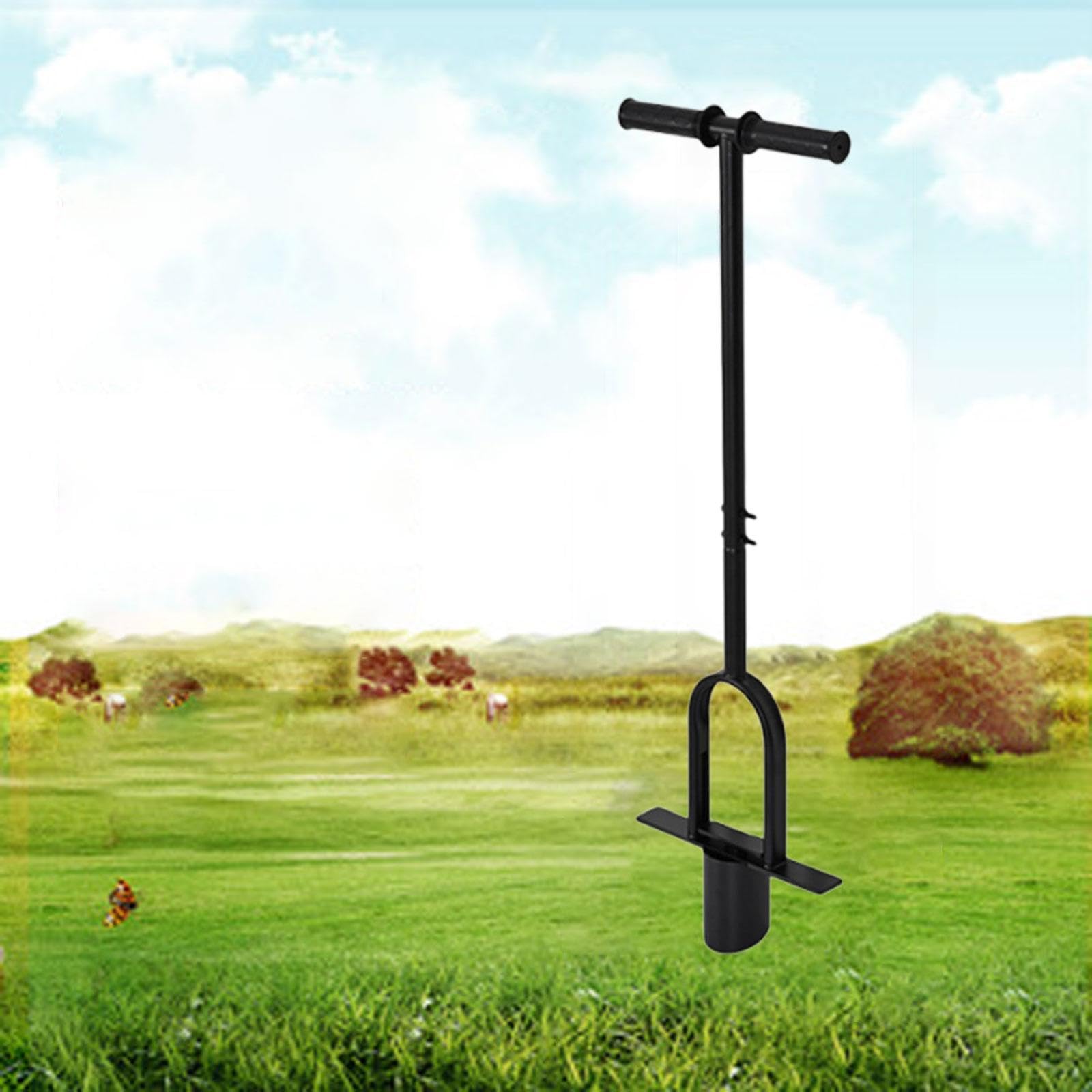 Milageto Accessoires pour planteuse de bulbes, échantillonneur de terre, outil de plantation réutilisable pour jonquilles et dahlias, transplanteur de fleurs, Canne Simple