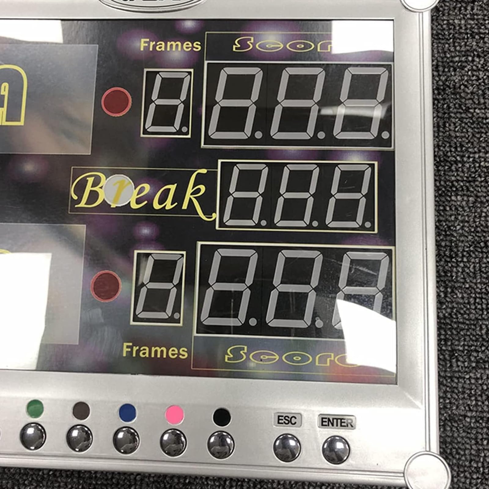 Tableau De Score Électronique Bluetooth 6 Chiffres - Télécommande Et App | Pour Cornhole, Billard, Volleyball, Intérieur & Extérieur