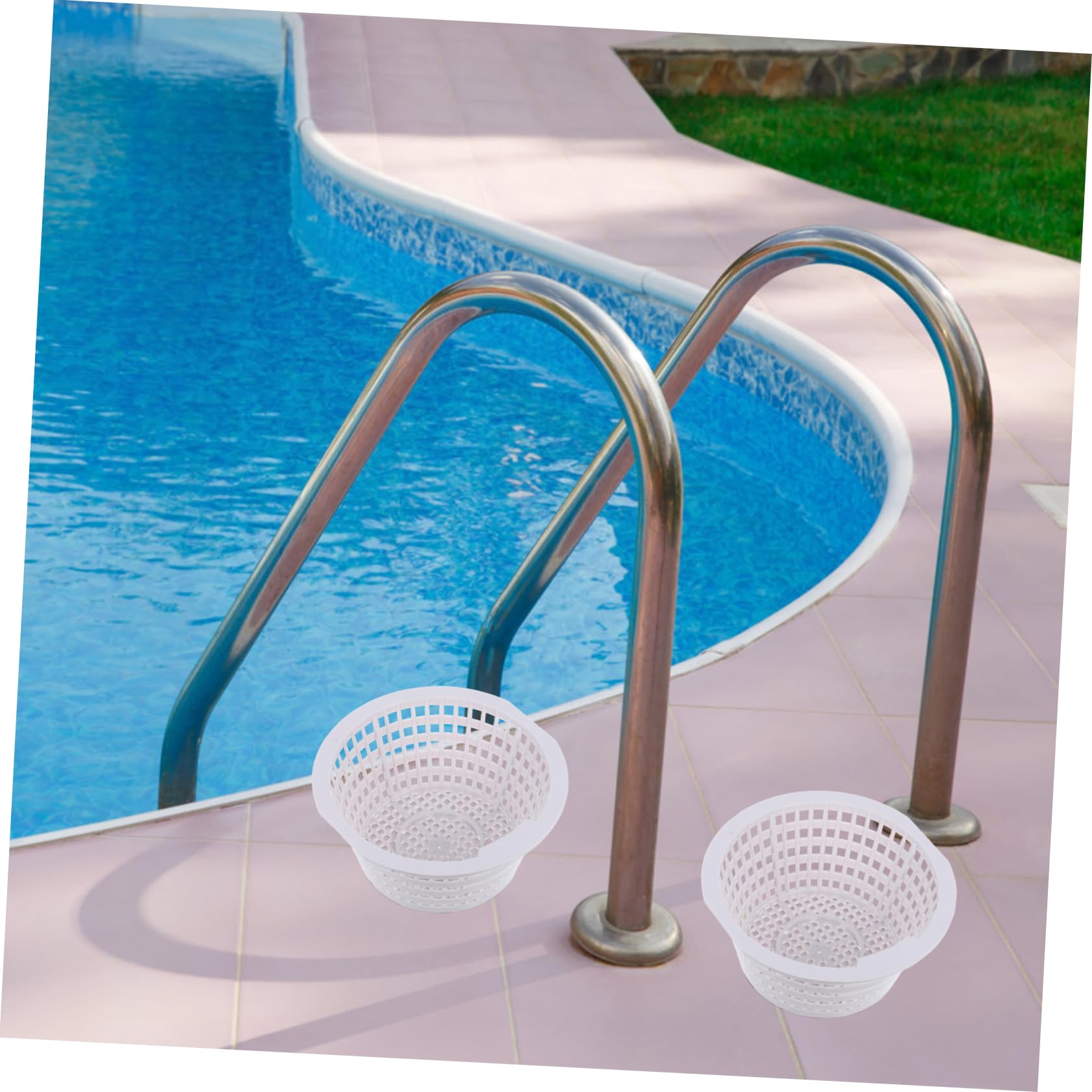 Didiseaon 3 Series Cesta para Piscina Inground Repuesto De Skimmer Eficaz Residuos Y Ligero De Limpiar Y Manejar 2 Piezas X 3