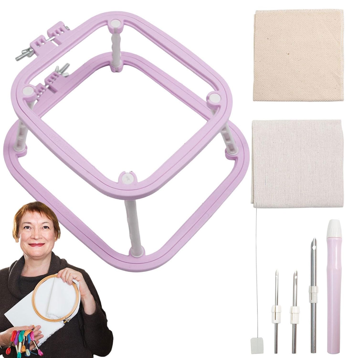 Support de broderie pour punch needle, idéal pour vos moments de détente créative