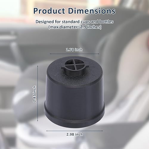 Miniatura 3 de Paquete de 2 portavasos para asiento de automóvil, compatible con Safety 1st EverFit & Grow and Go, Maxi-COSI Pria y Cosco todo en uno, apto para