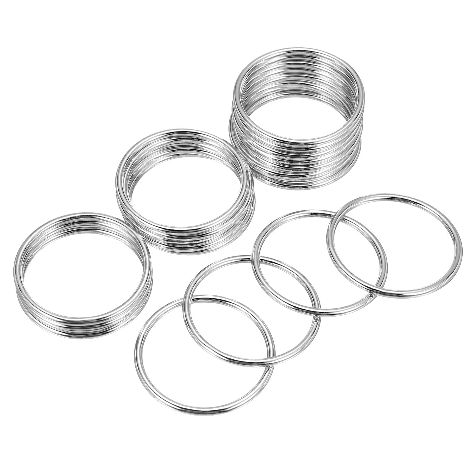 PATIKIL Metal O Rings 50mm / 2"