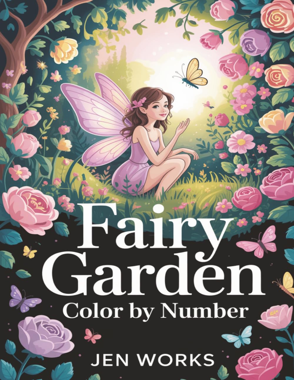 Fairy Garden Color by Number: A Magical Coloring Journey Through Enchanted Gardens