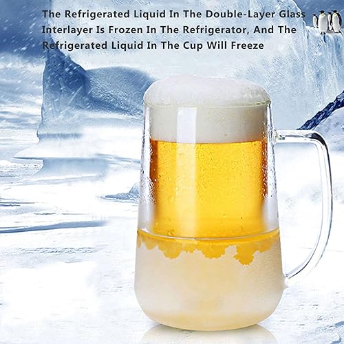 Miniatura 7 de Unmbo Simple Double-Layer Glass Creative Glass Drinking Utensils For Cold Drinks Cola Beer Beverages JuicesDelicate Glass Gift-300ml-transparent