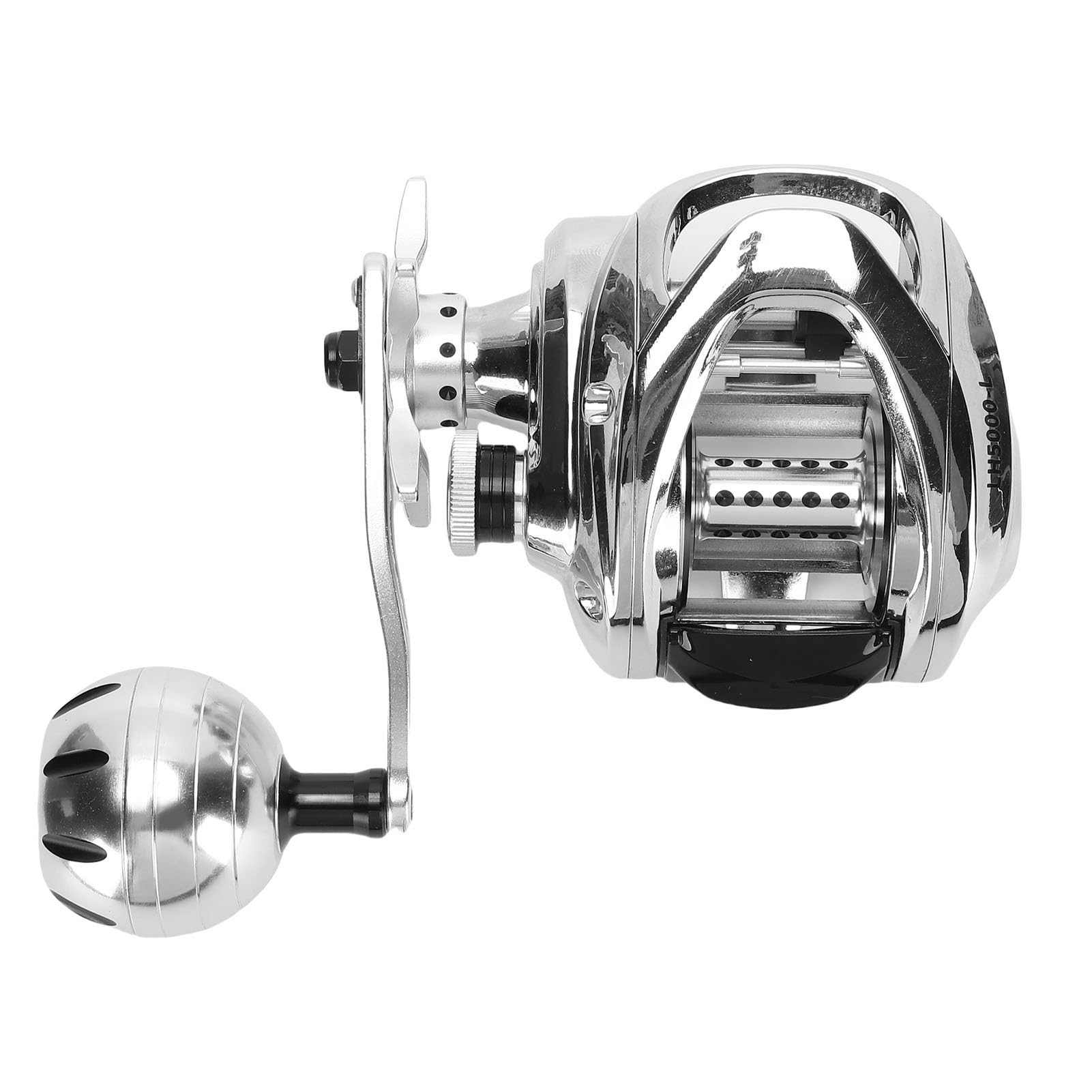 Yosoo Health Gear Mulinello da Traina Mulinello da Baitcasting in Lega di Alluminio Rapporto di Trasmissione 7.2:1 10 Kg Max Drag Frenatura Magnetica Cuscinetti in Acciaio Inossidabile per Pescatori