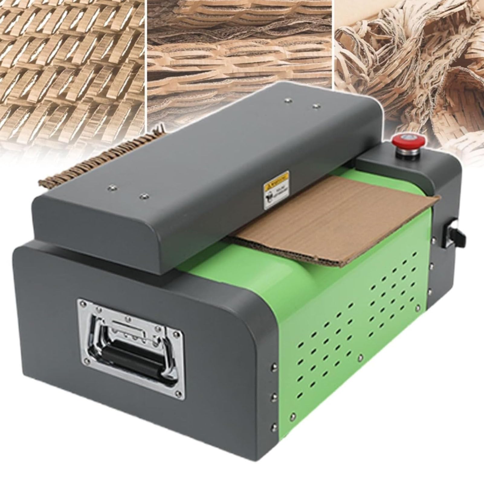 JXYQ Cardboard Shredder, Waste Cardboard Cutting Machine for DIY Cushioning Material, Transforms Cardboard into Packing Material, Width 425mm