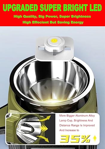 Miniatura 5 de Foco LED solar recargable, súper brillante 13000 lúmenes, reflector LED de mano, linterna de campamento multifunción, 6 modos de luz, IPX4