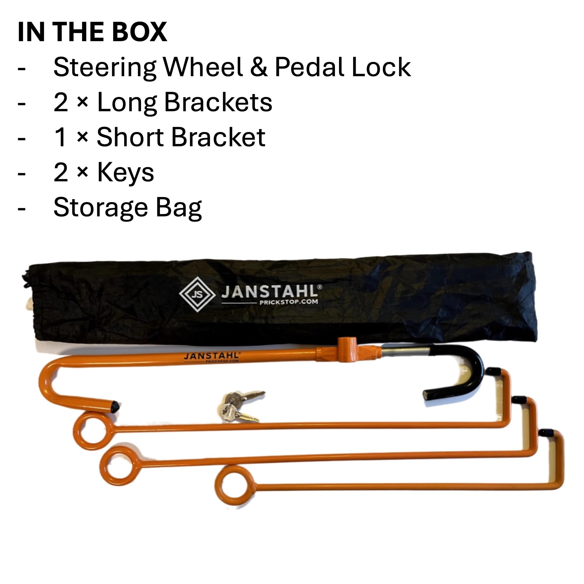 Seguridad de puerta para autocaravana cabina – Barra de acero para puerta del conductor y del pasajero, con cerradura, sin herramientas, 150–180 cm – compatible con Ducato/Boxer/Jumper hasta