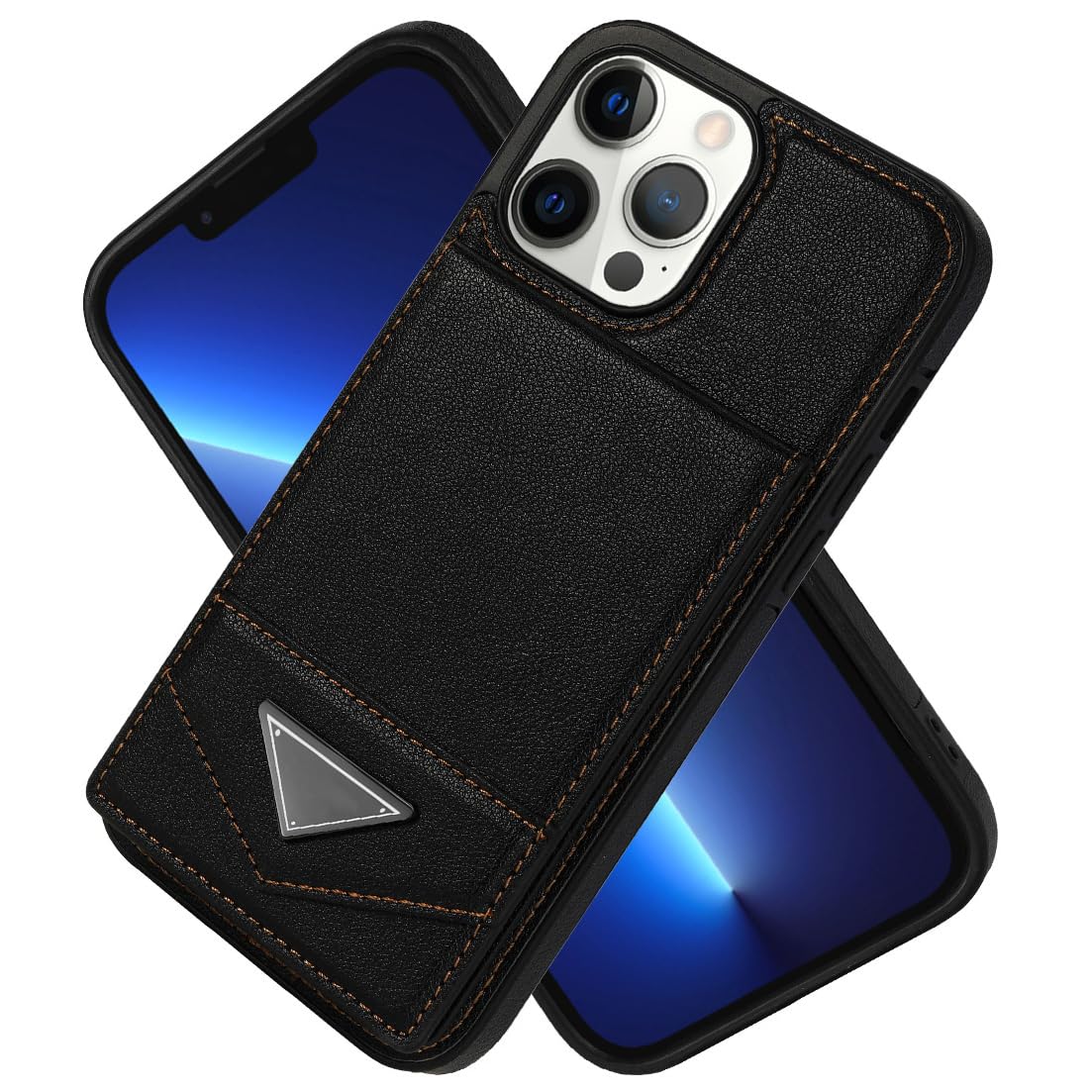 Custodia Portafoglio Per IPhone 15 Pro Max - Magnetica 2 In 1 In Vera Pelle Con Slot Carte E RFID - Foto 10