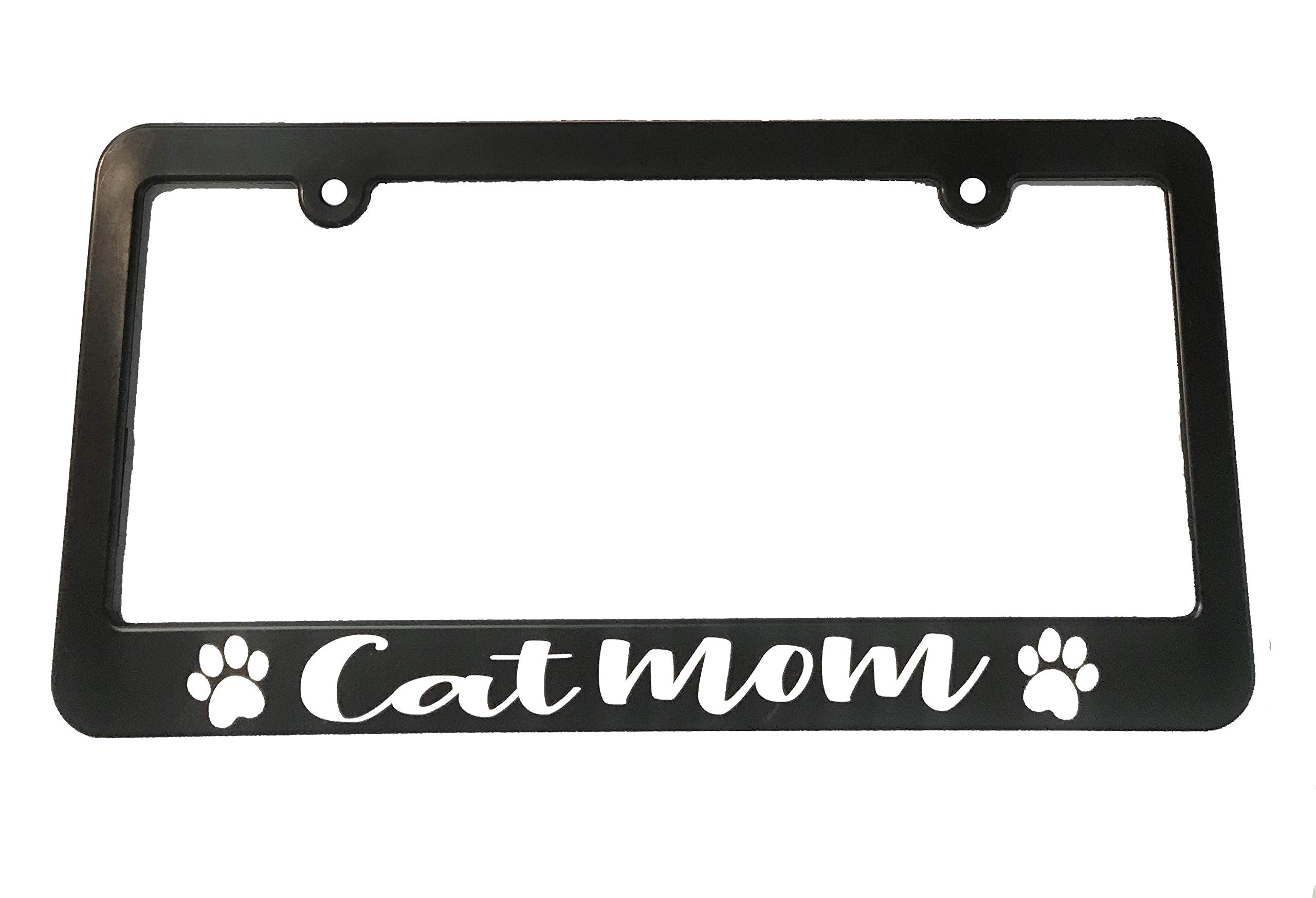 Cat Mom License Plate Frame Holder Car Accessories