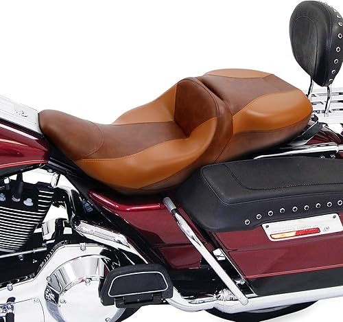 Miniatura 2 de Asiento de Motocicleta Asiento del Conductor y Pasajero para Harley Davidson Touring Electra Glide Road King Road Glide Street Glide 1997-2007