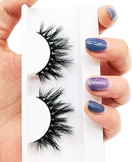 Fyonas 3D Mink Eyelashes 100% Siberian Mink Fur False lashes Wispy Natural Layered Effect for Makeup - coolthings.us