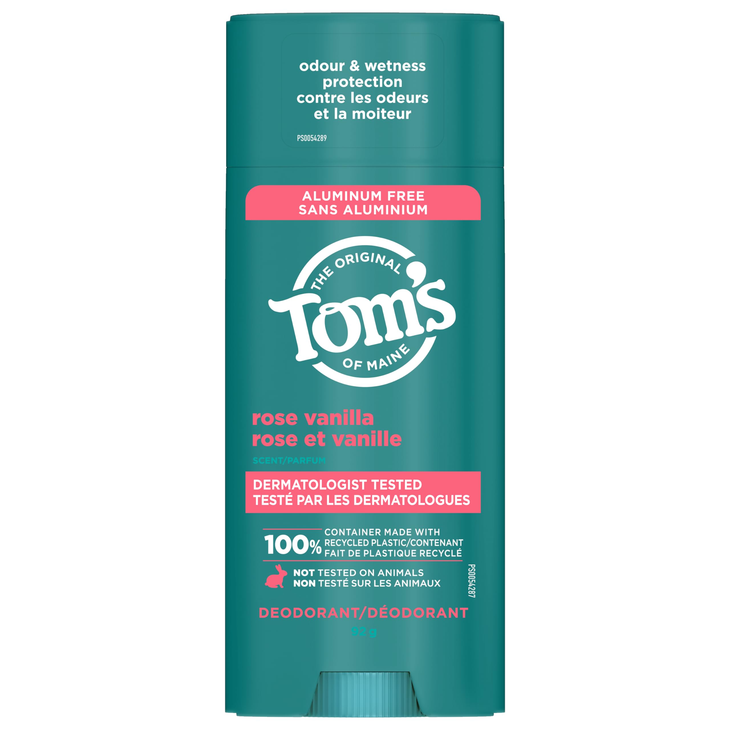 Tom's of Maine Rose Vanilla Natural Deodorant for Women and Men