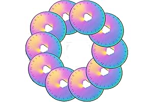 Superior Rotary Blades, 10 Pack of Pristine Cuts for Quilting and Crafts