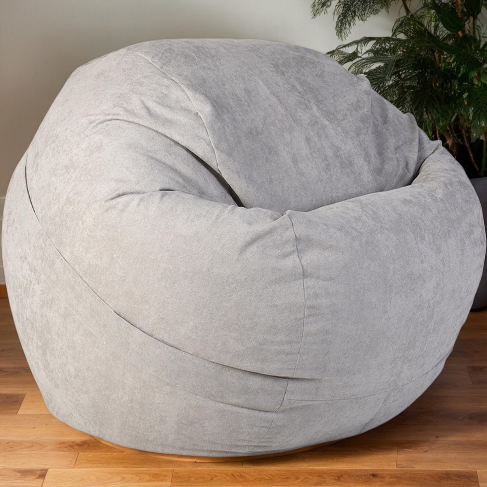 DOSYCOVUR Stretch Velvet Bean Bag Cover Only Solid Color Soft Thickened Zipper No Filling Bean Bag Sofa Beanbags for Bean Bags Covers Refills Teenagers,E,105cm*65cm