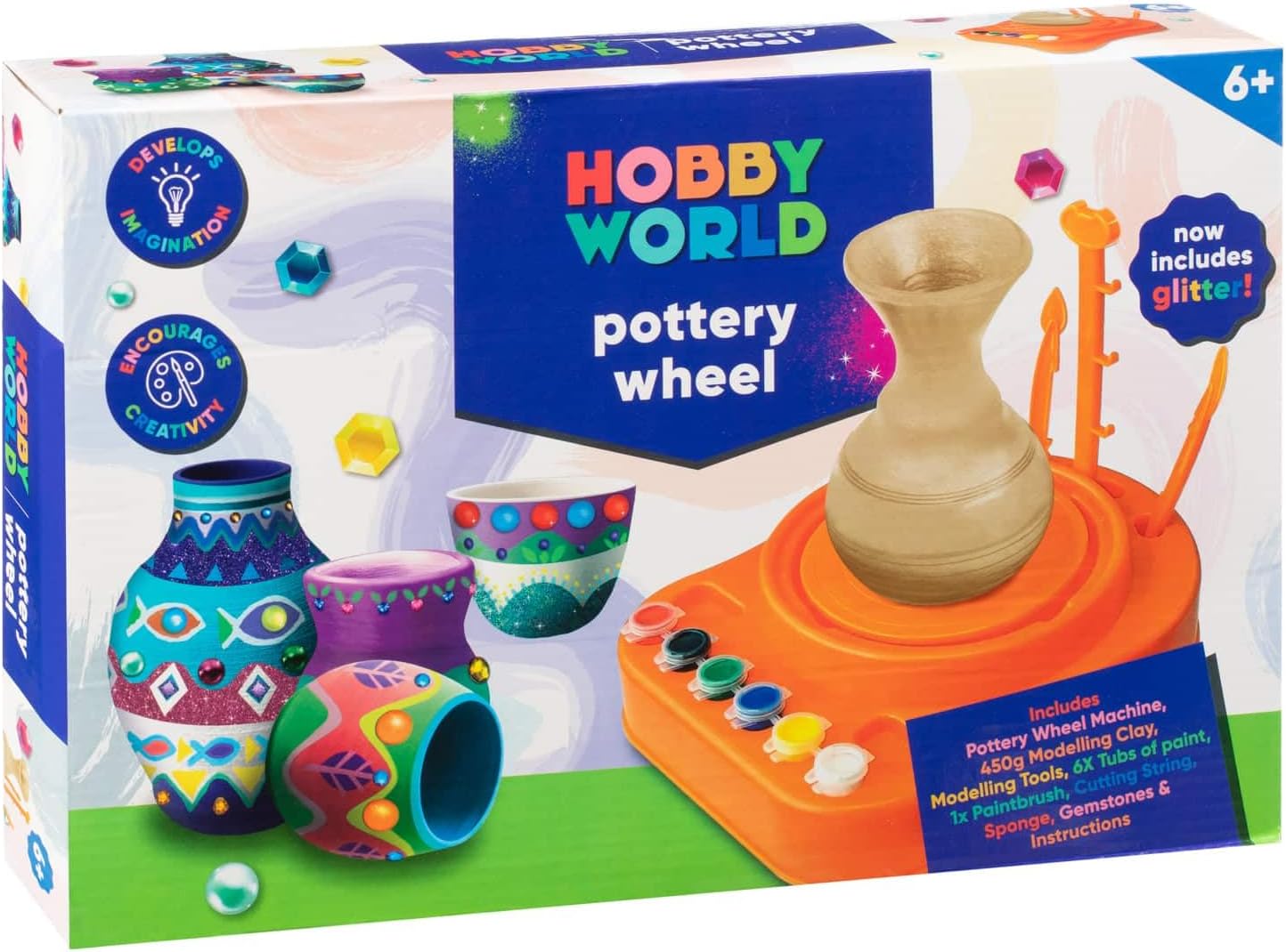 FAHAAMCultivate Artistic Mastery with The Hobby World Pottery Wheel, Unveiling a Symphony of Innovation and Craftsmanship, Turntable Pottery Wheels for Adults, Pottery Wheel for Kids.