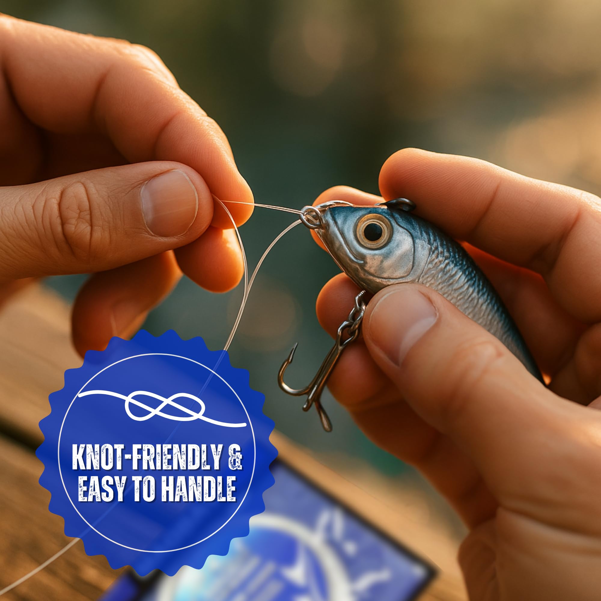 MagBay Lures 100% Pure Fluorocarbon Leader 150, 130, 100, 80, 60 i 18,1 kg, żyłka wędkarska 33 jardy