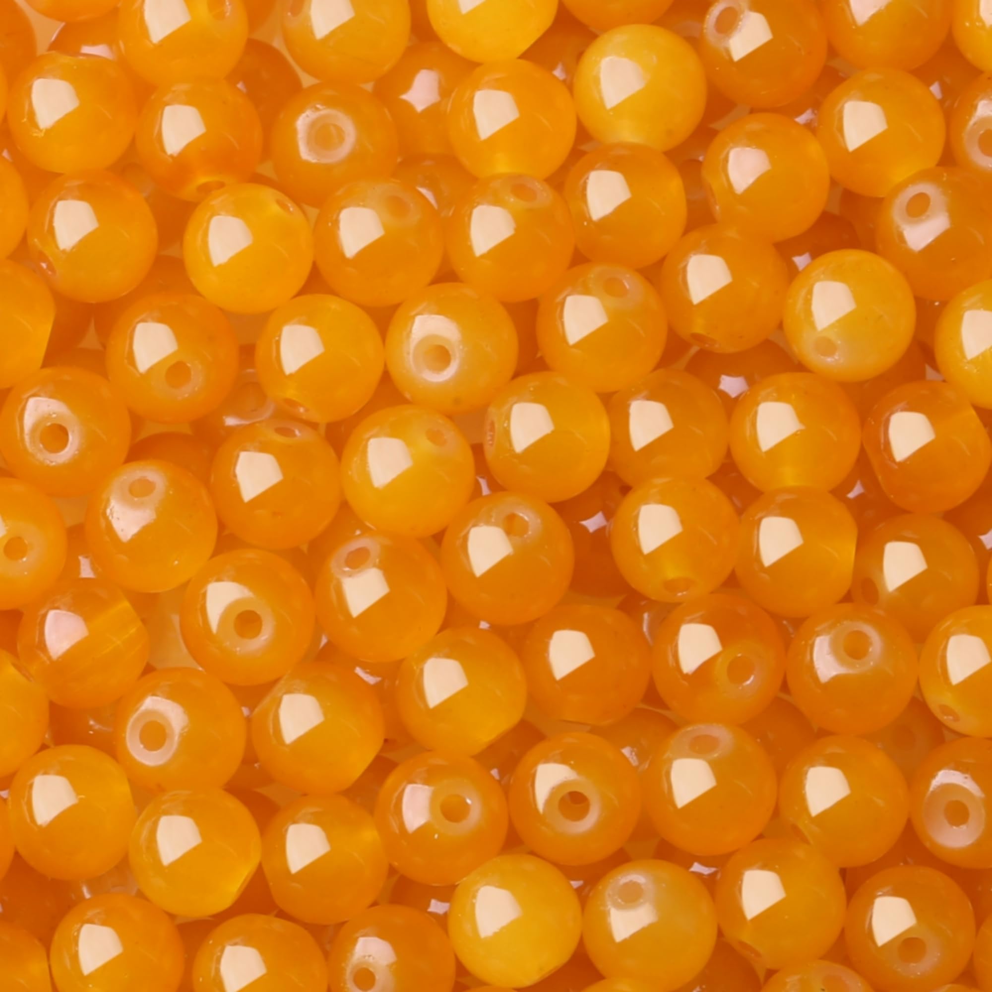 500 Glass Beads for Bracelets - Crafting Supplies -24