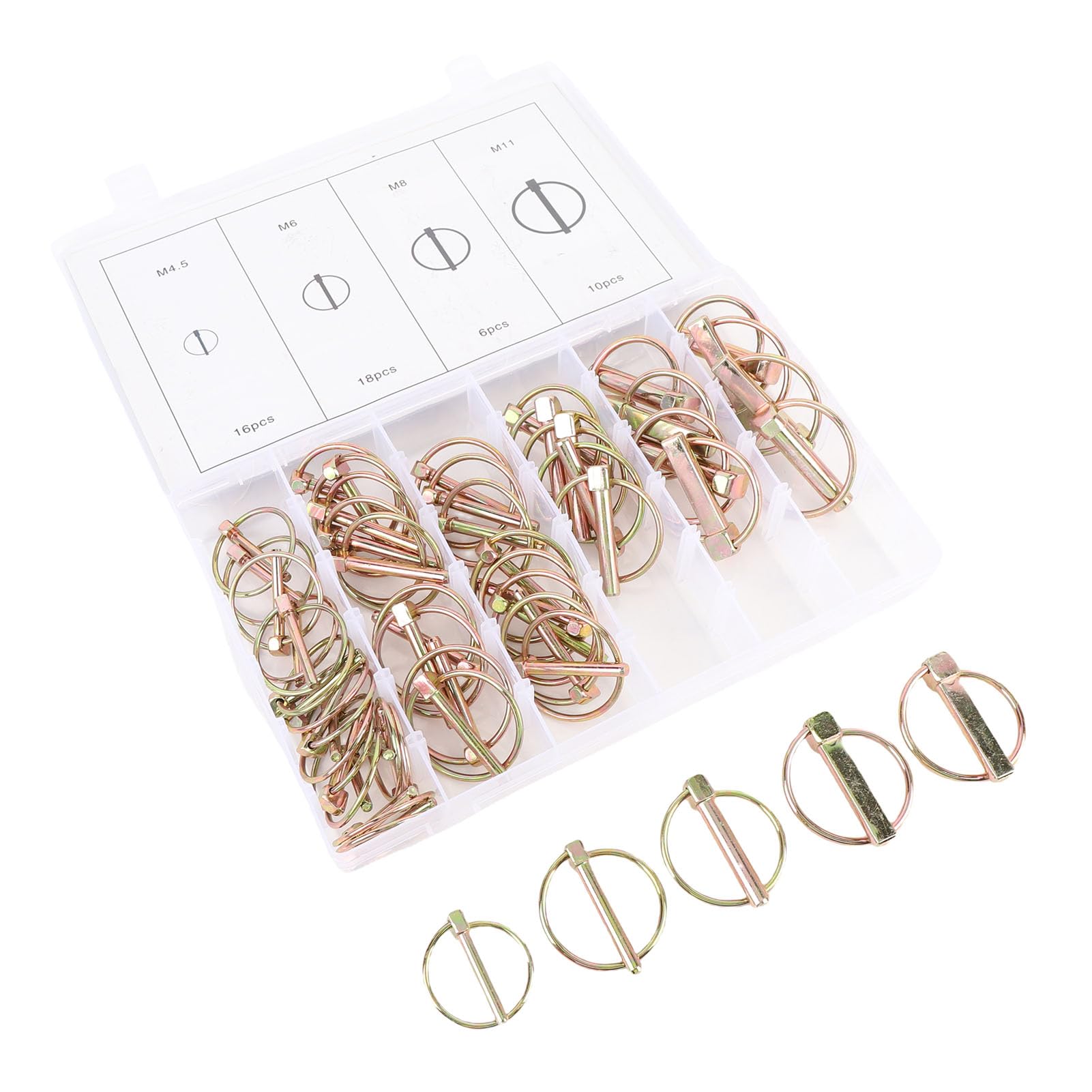 Irfora Zestaw Sworzni do Traktora Multi Size M4.5 M6 M8 M11