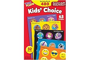 Trend Enterprises: Sweet Scents, Scented Scratch 'N Sniff Stinky Stickers for Kindergarten Rewards and Activities