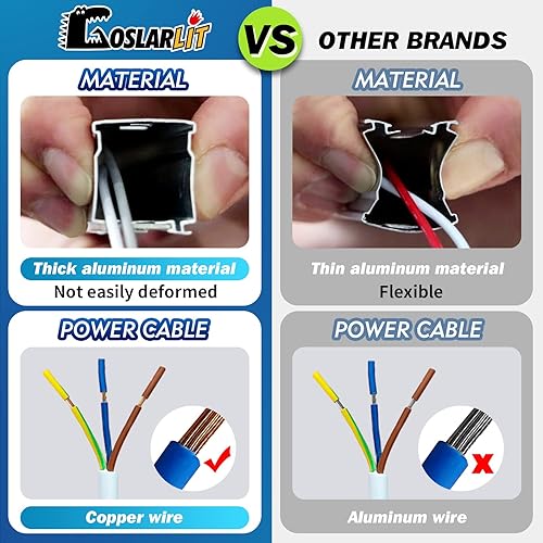 Miniatura 6 de GOSLARLIT Luz LED hexagonal de garaje, paquete de 25 luces de techo hexagonales regulables actualizadas, 552 W, para detallar el coche, para