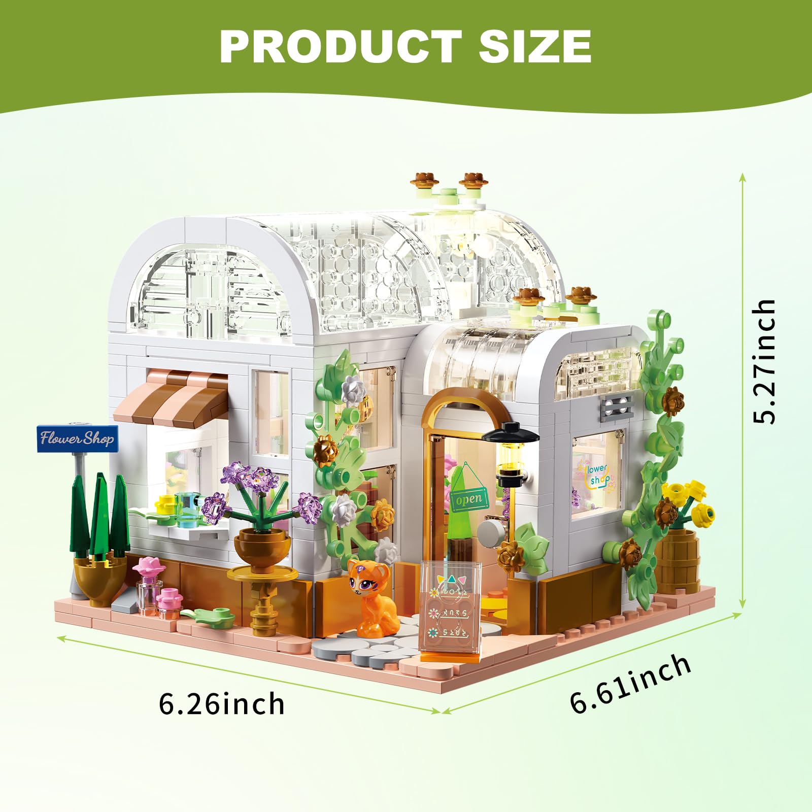 Amazon.com: Flower House Building Set, Creative Building Playset