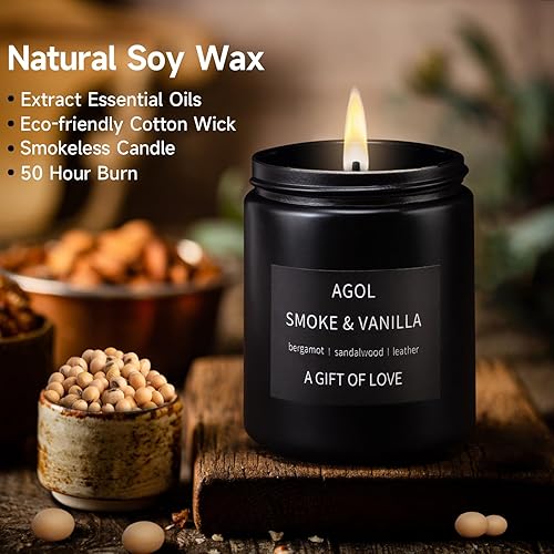 Miniatura 2 de Velas de regalo para ella, juego de velas perfumadas de soja natural de 9 onzas, divertidas velas de cumpleaños, día de San Valentín, aniversario,