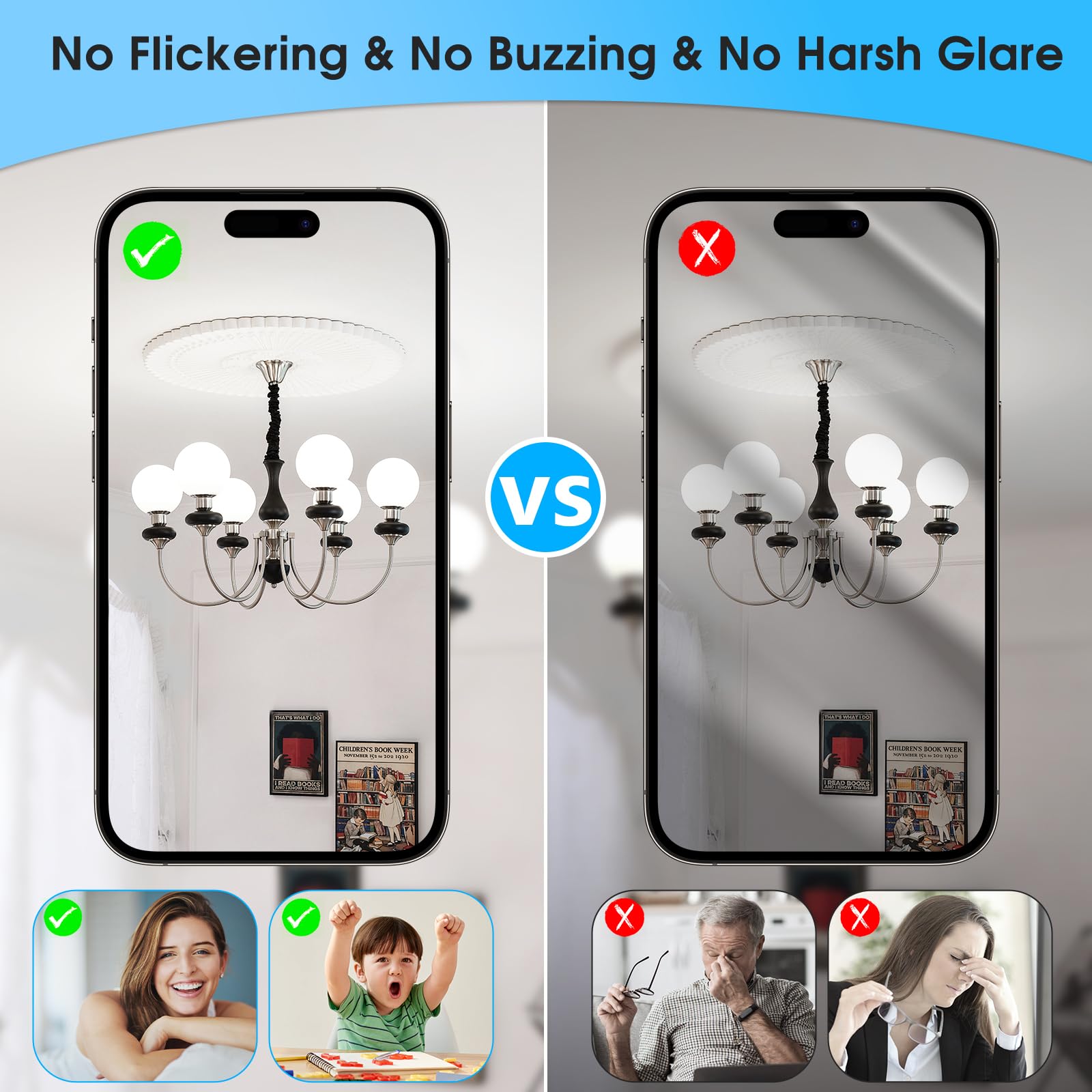 24-Pack A19 LED Light Bulbs 60W Equivalent Daylight White 5000K E26 Base 850 Lumen Non-Dimmable 9W Bright White — view 8