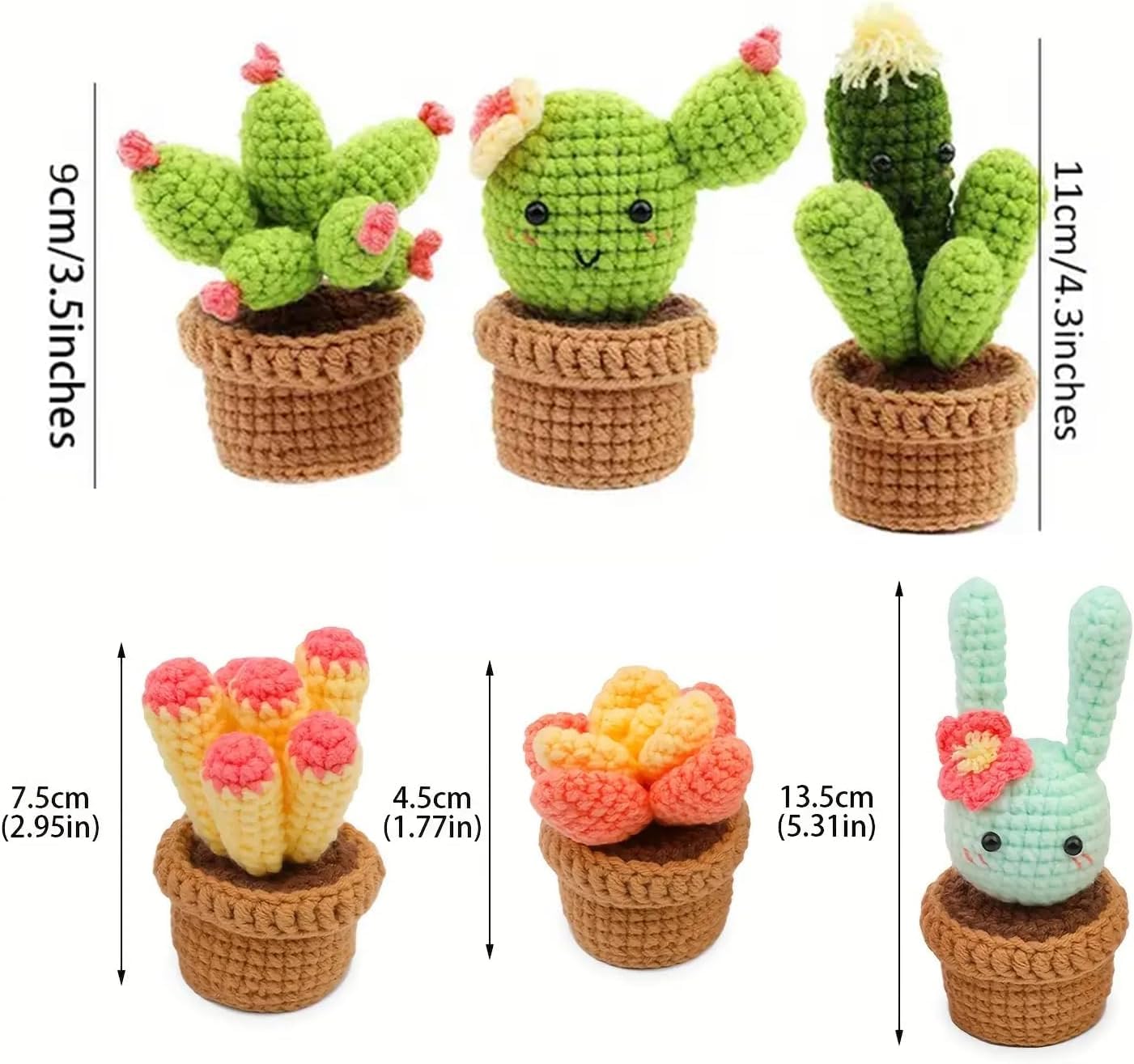 QLECT Crochet Kit for Beginners - DIY Crochet Flower Kit for Adults & Kids - Create Sunflower, Hair Accessories & More - Perfect Crochet Kit for Beginners, Woobles, and Flower Making 1
