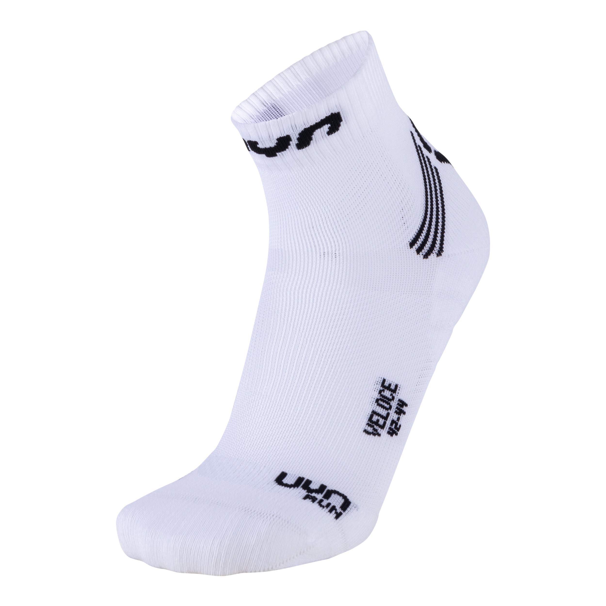UYN S100063 RUN VELOCE Socks Men's White black 38