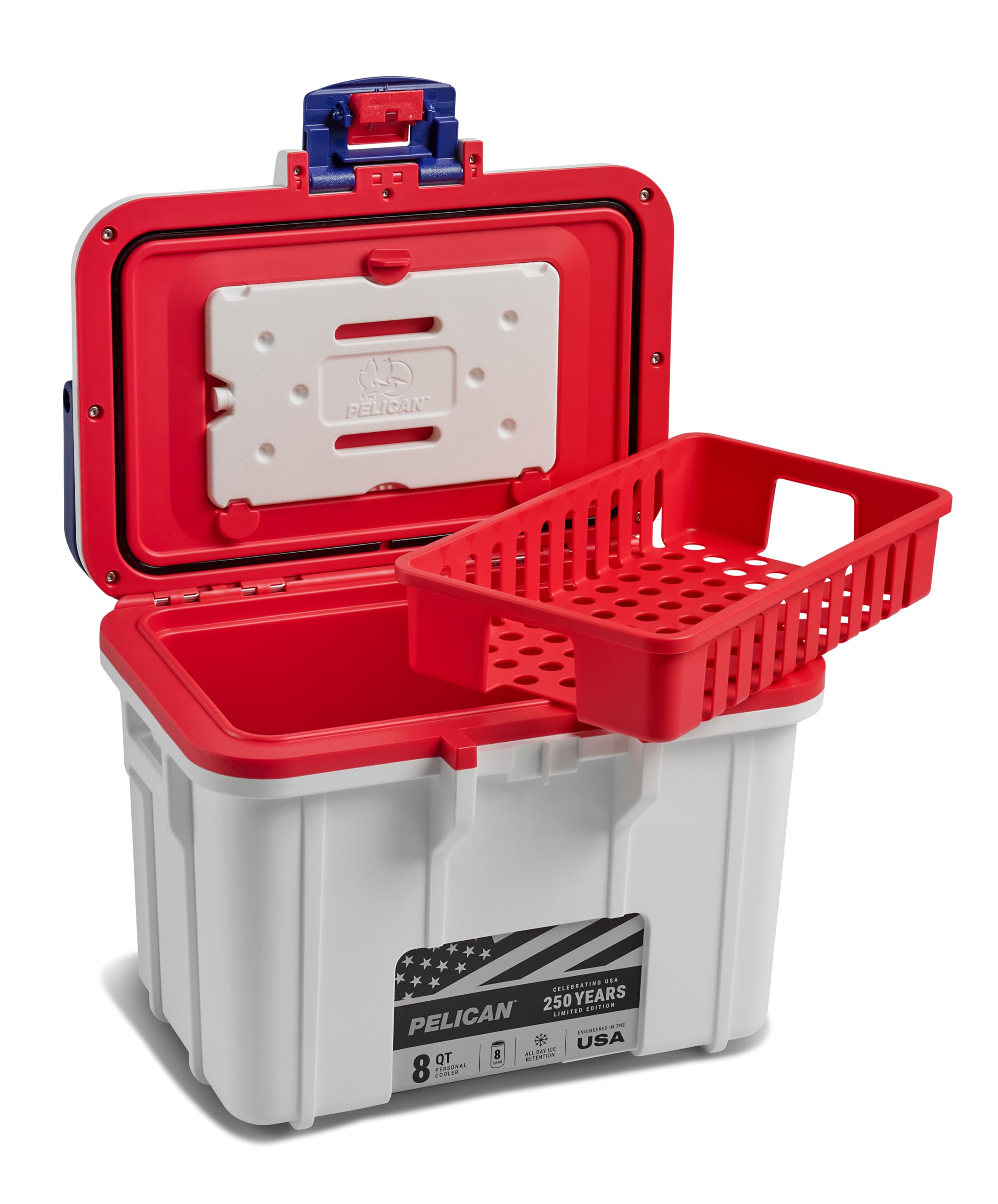 Amazon.com: Pelican 8 Quart Small Cooler Lunch Box - Can Cooler