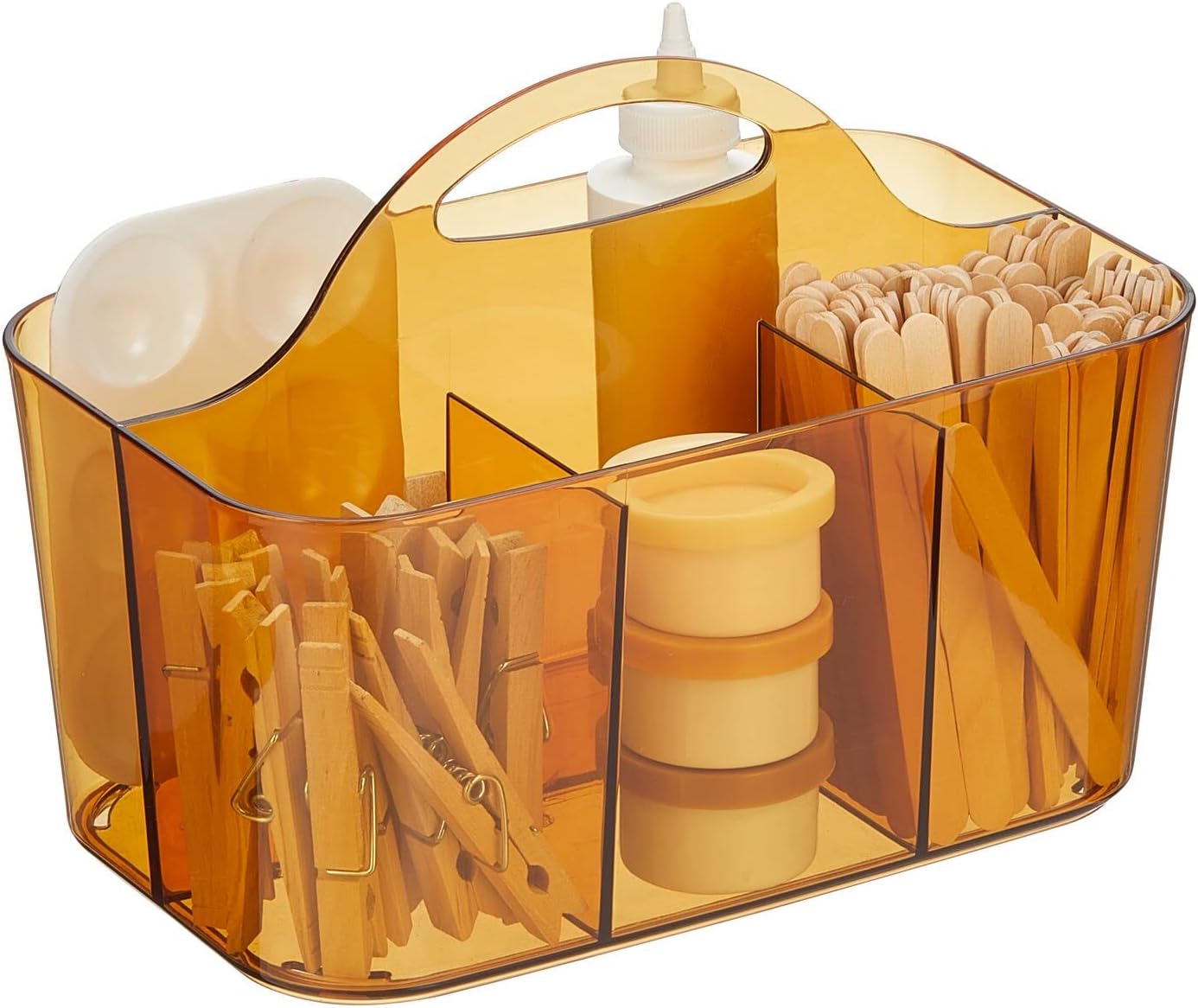 mDesign Craft Storage Organizer Caddy Tote Divided Ghana Ubuy