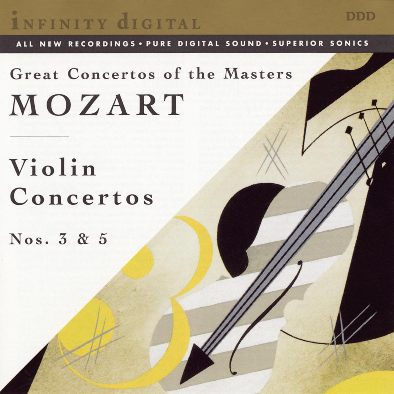 Mozart: Violin Concertos No.3 & No.5 [Audio CD] Korchin / Titov/Various; Stang, Alexander; Mozart; Mozart, W A and Stang, Alexander Rvlnn