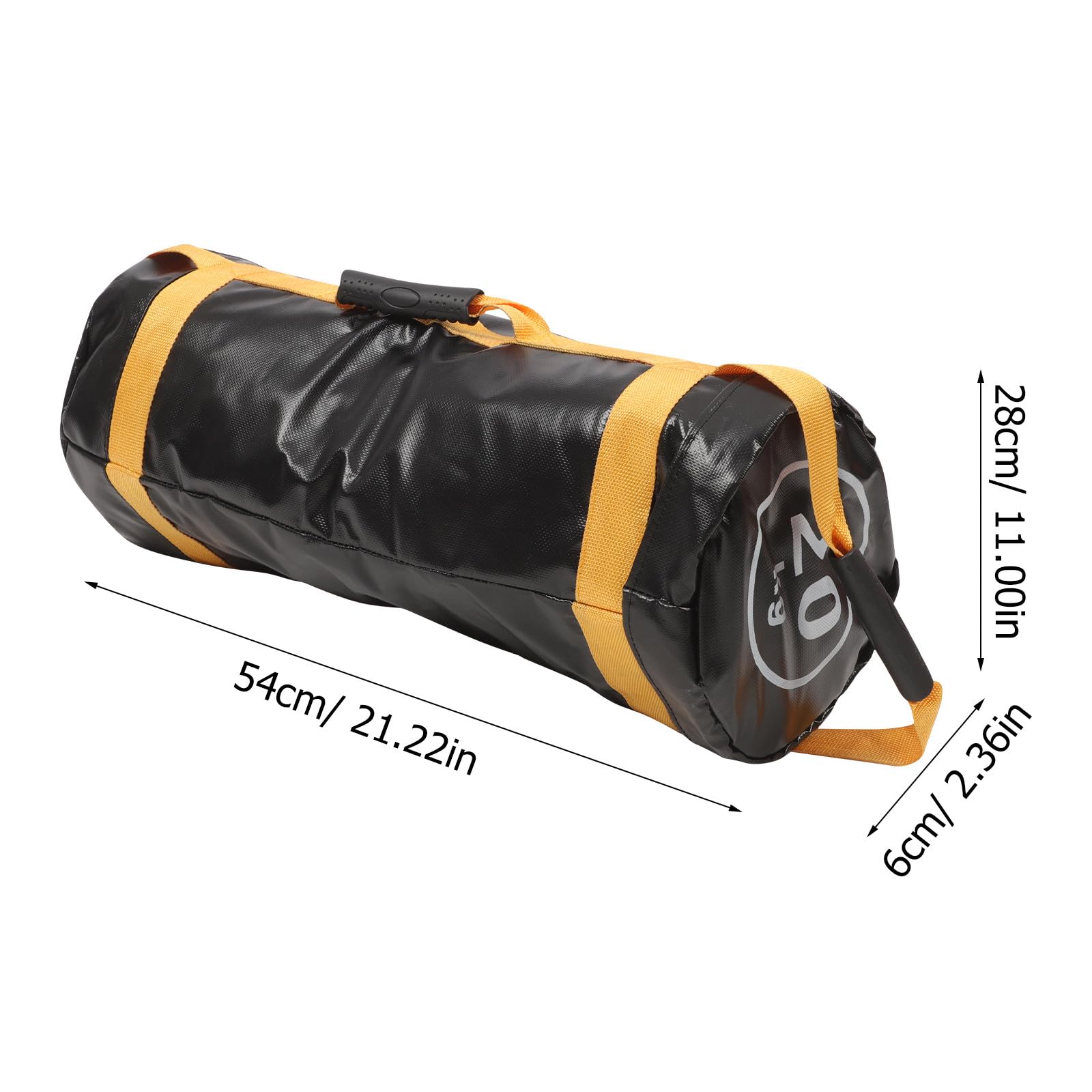 Sacco Pesi per Allenamento Forza 20kg in Pvc Resistente, Borsa Zavorrata Fitness per Palestra Uomo e Donna, Attrezzatura Sportiva per Sollevamento Pesi e Allenamento Funzionale