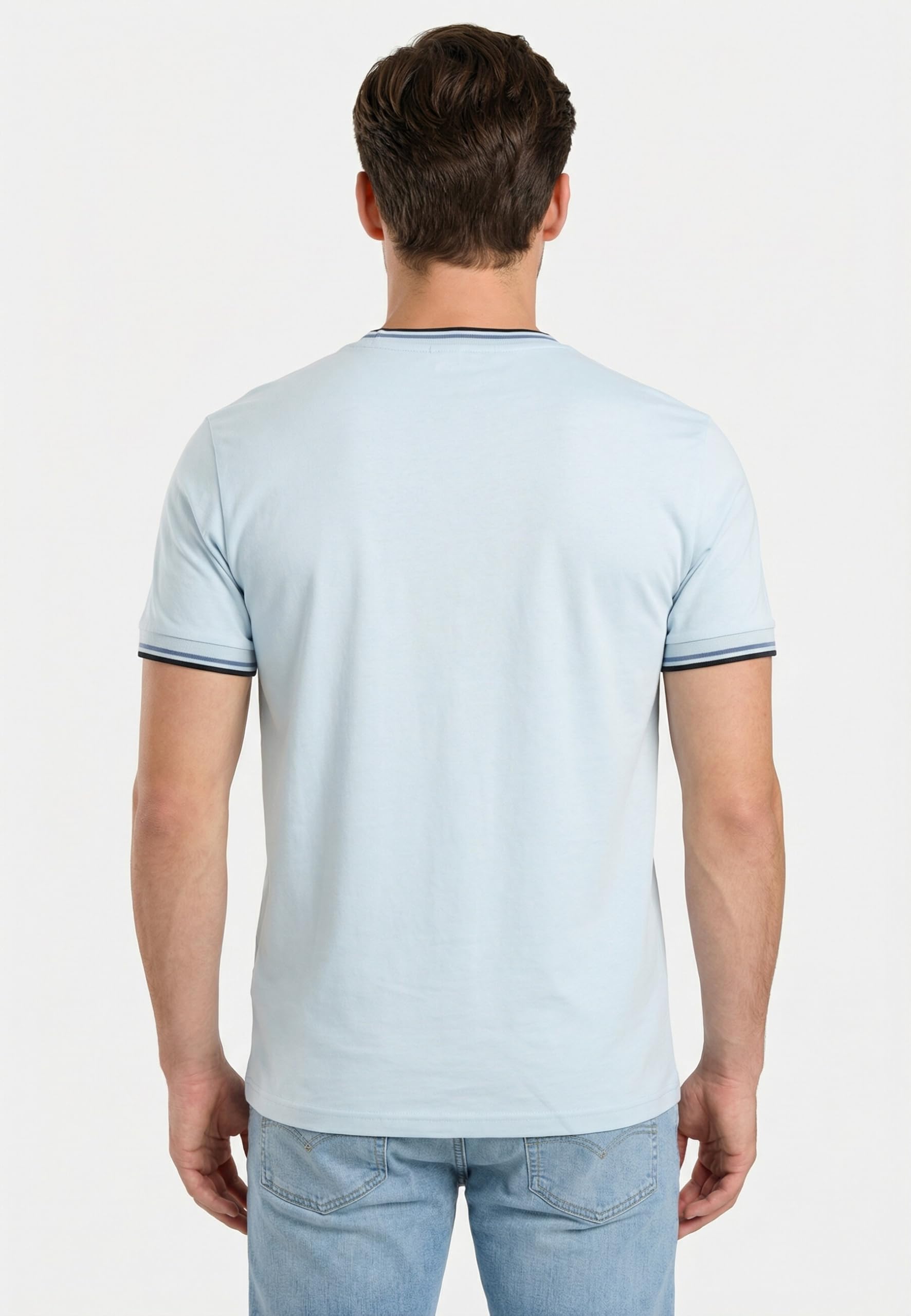 Fred Perry - Camiseta doble tipped 96a lgtic/acebl/Navy