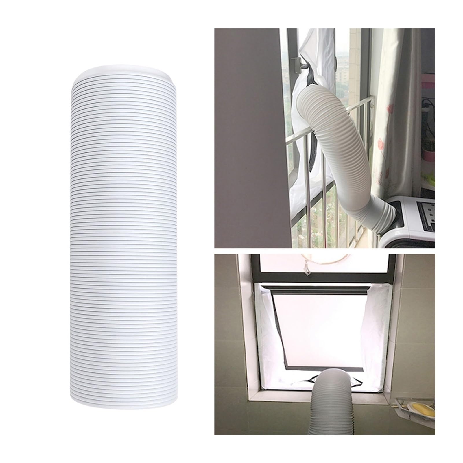 Manguera De Aire Acondicionado Gruesa, Accesorios Flexibles Universales Portátiles, El Desgaste No Se Filtrará Fácilmente(Diameter 15cmx2M)